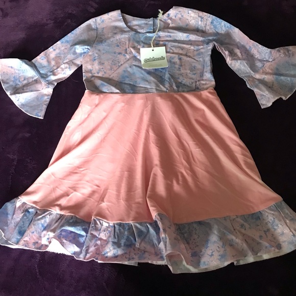 Chic Kids Pink and Blue Dress - Picture 1 of 3